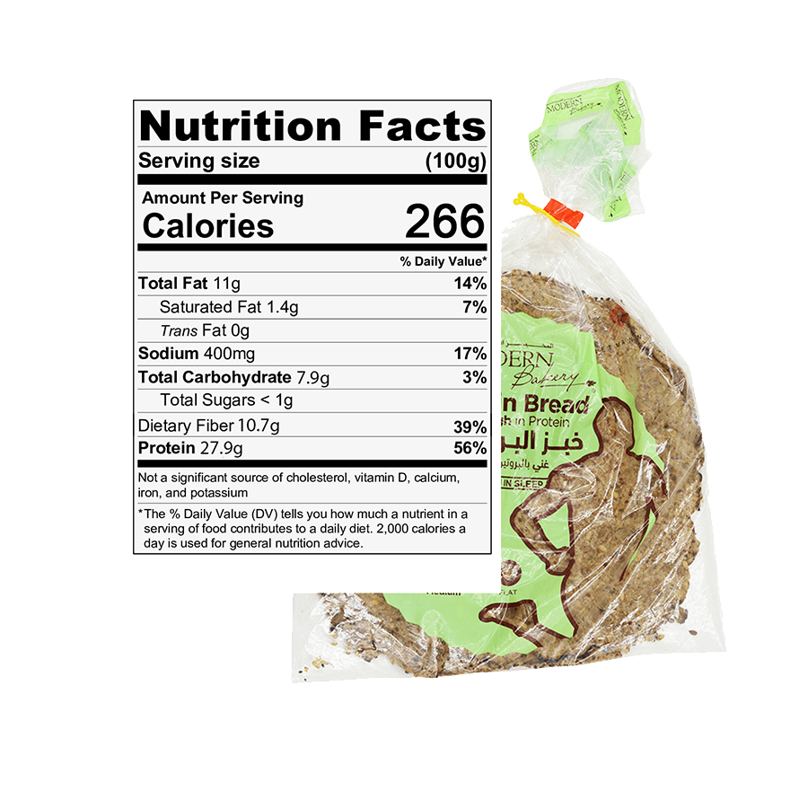 خبز كيتو عالي البروتين